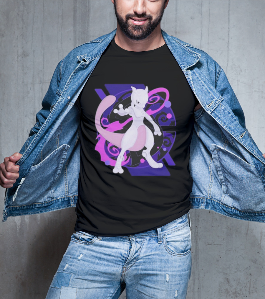 Mewtwo Pokemon Go Fest 2026 Psychedelic T-Shirt