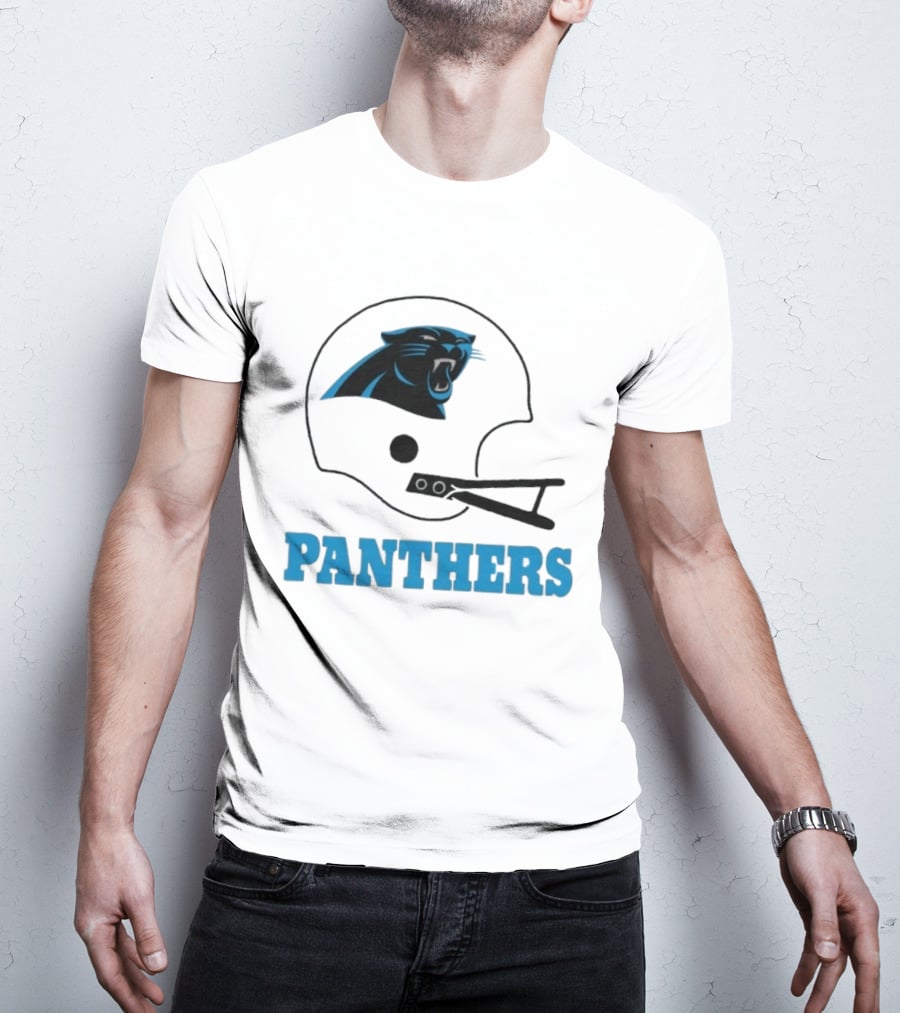 Panthers Football Helmet Carolina T-Shirt