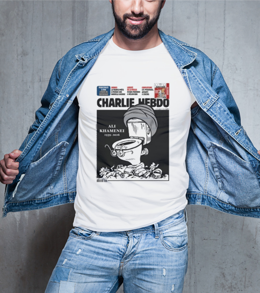Charlie Hebdo Khamenei Cover Toilet Humour Edition T-Shirt