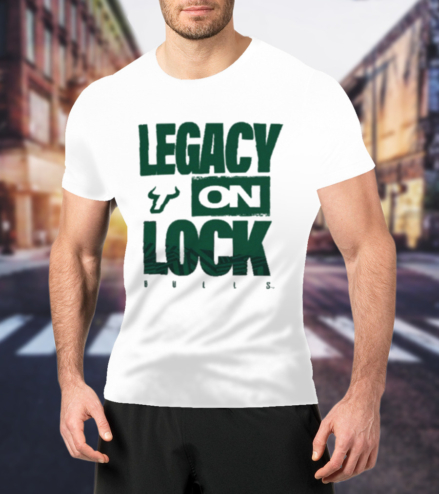 South Florida Bulls Legacy On Lock Bench Basketball T-Shirt