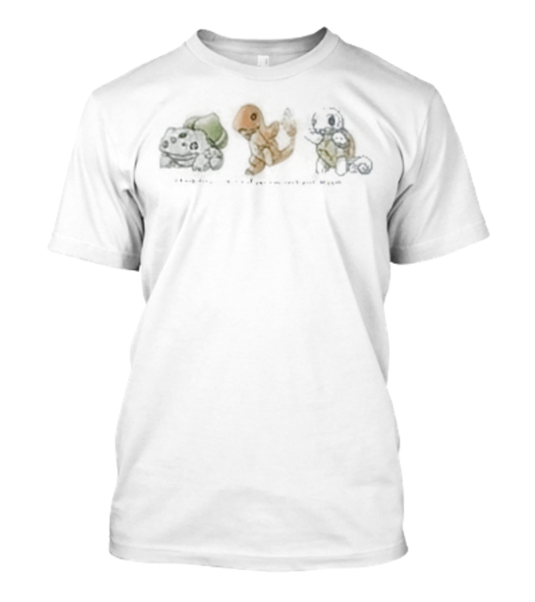 Uniqlo Pokemon Bulbasaur Charmander Squirtle Kids Collection T-Shirt