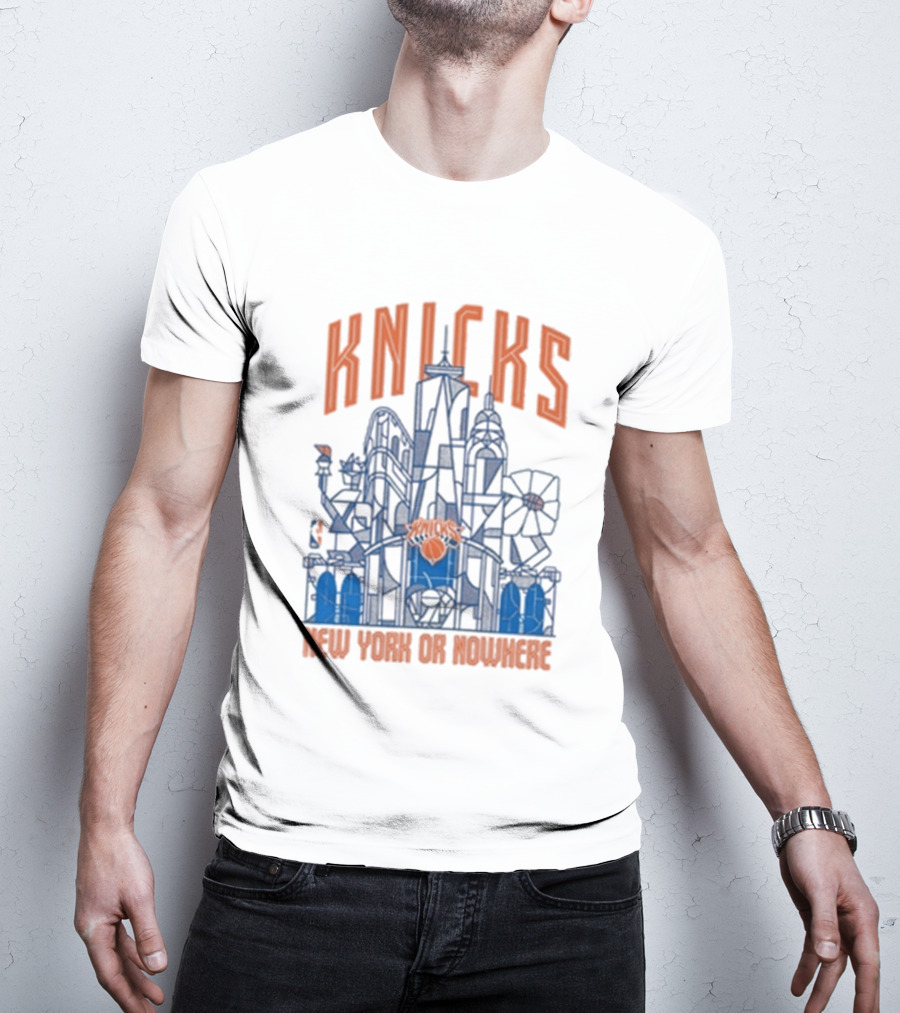 Knicks New York Or Nowhere Skyscraper T-Shirt