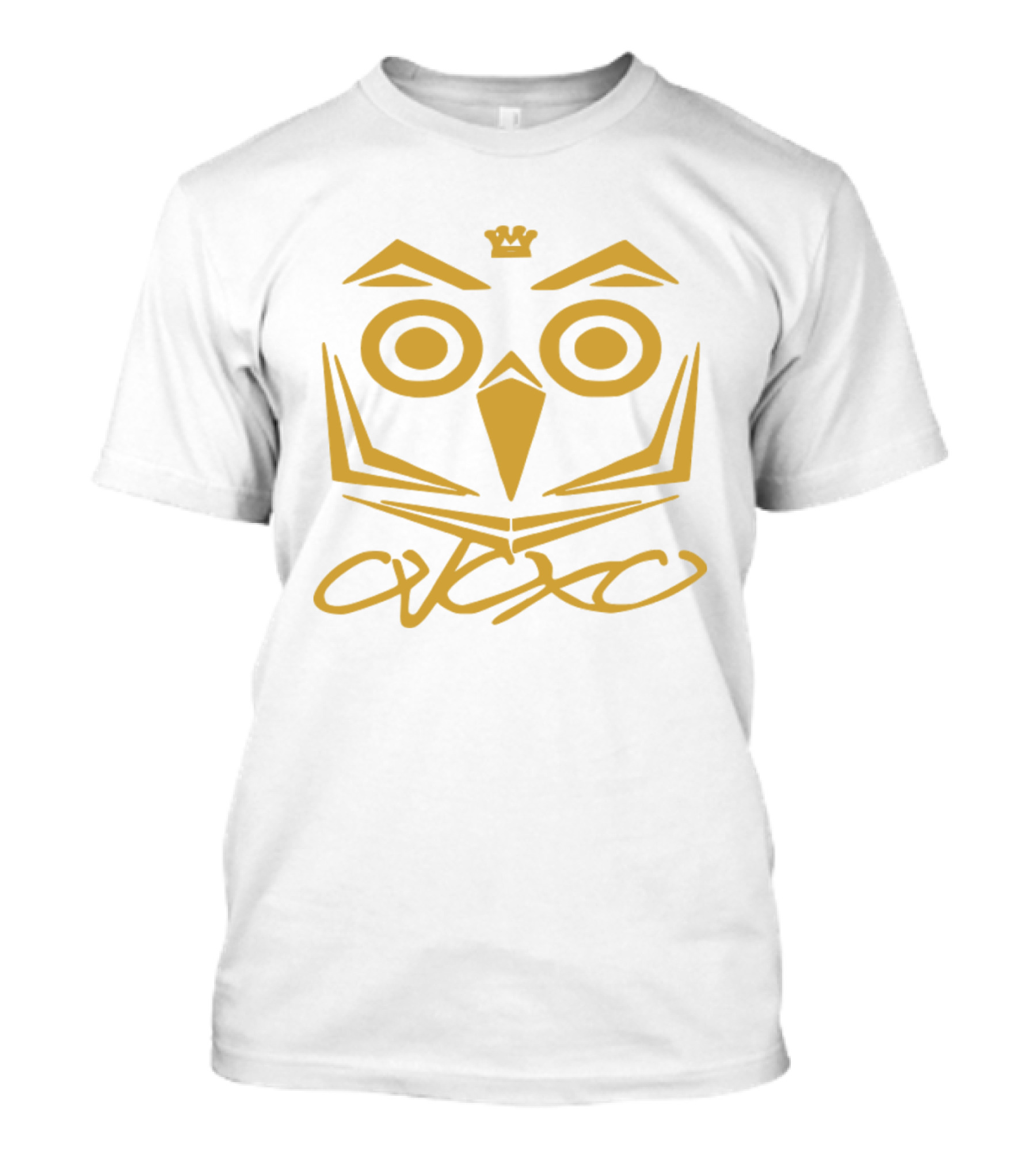 Ovoxo Drake Take Care Ovo Owl Crown Yellow T-Shirt