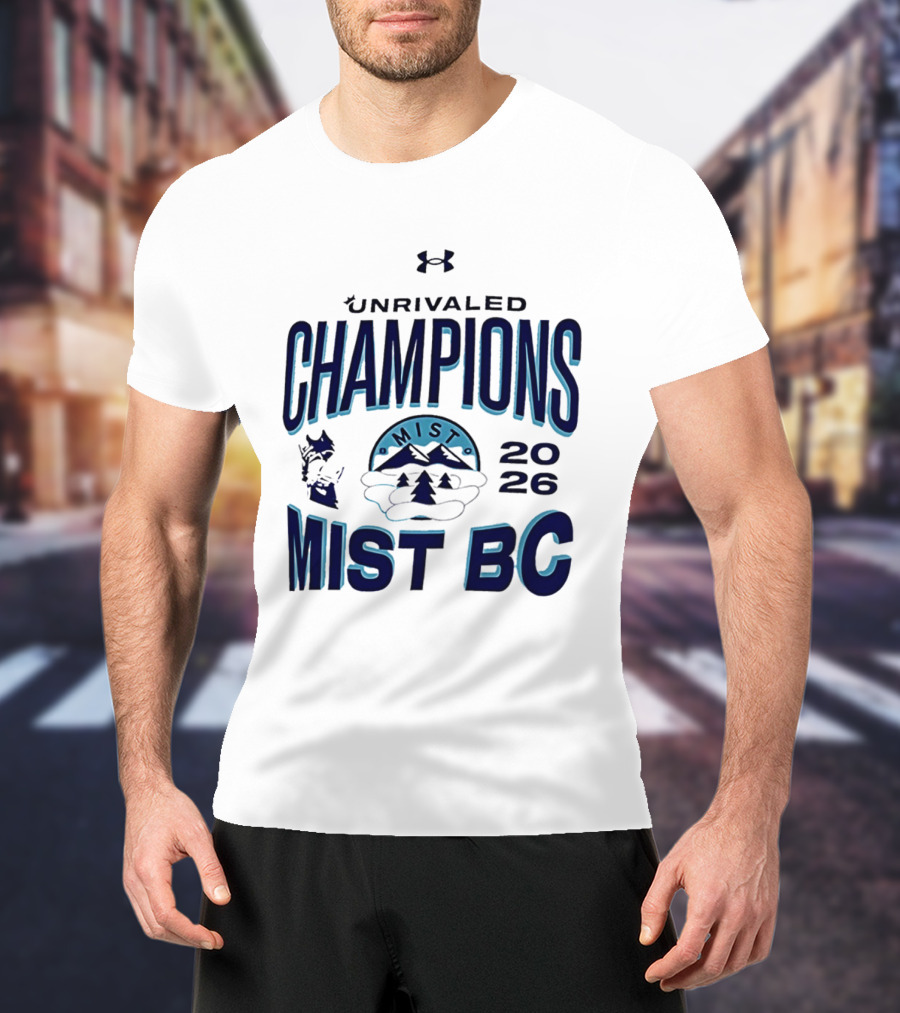 Unrivaled Champions 2026 Mist BC Under Armour T-Shirt