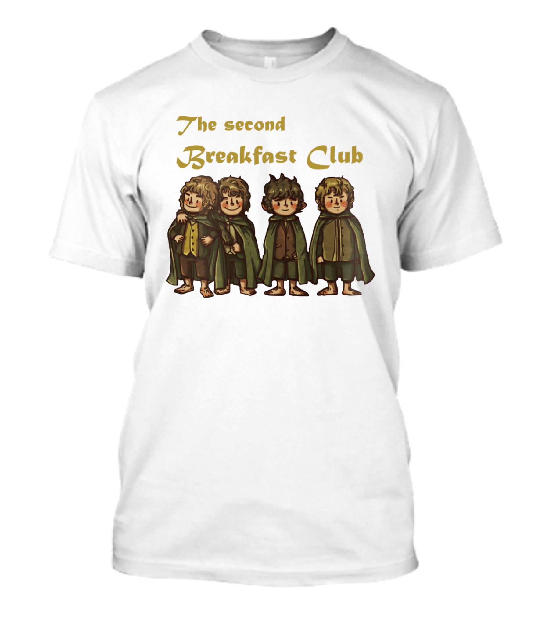 The Second Breakfast Club Hobbits LOTR T-Shirt