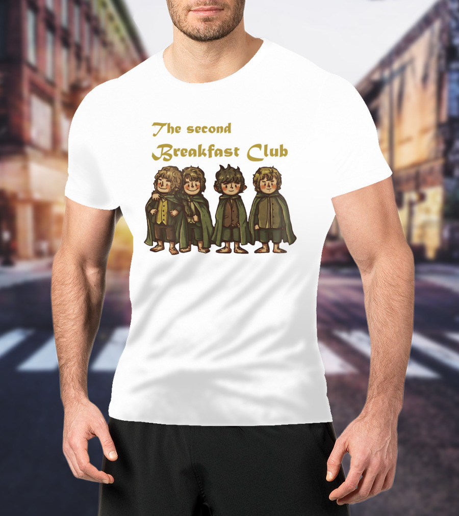 The Second Breakfast Club Hobbits LOTR T-Shirt