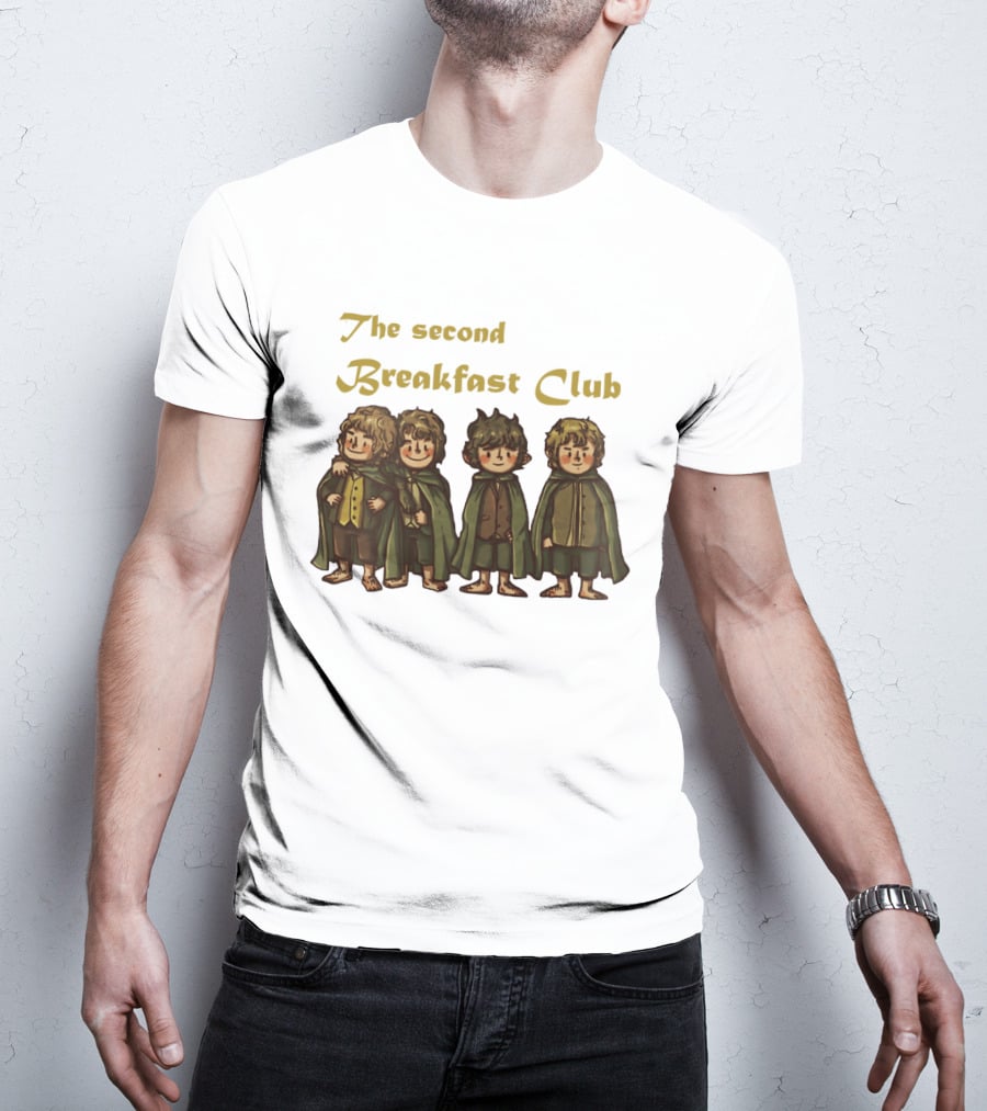 The Second Breakfast Club Hobbits LOTR T-Shirt