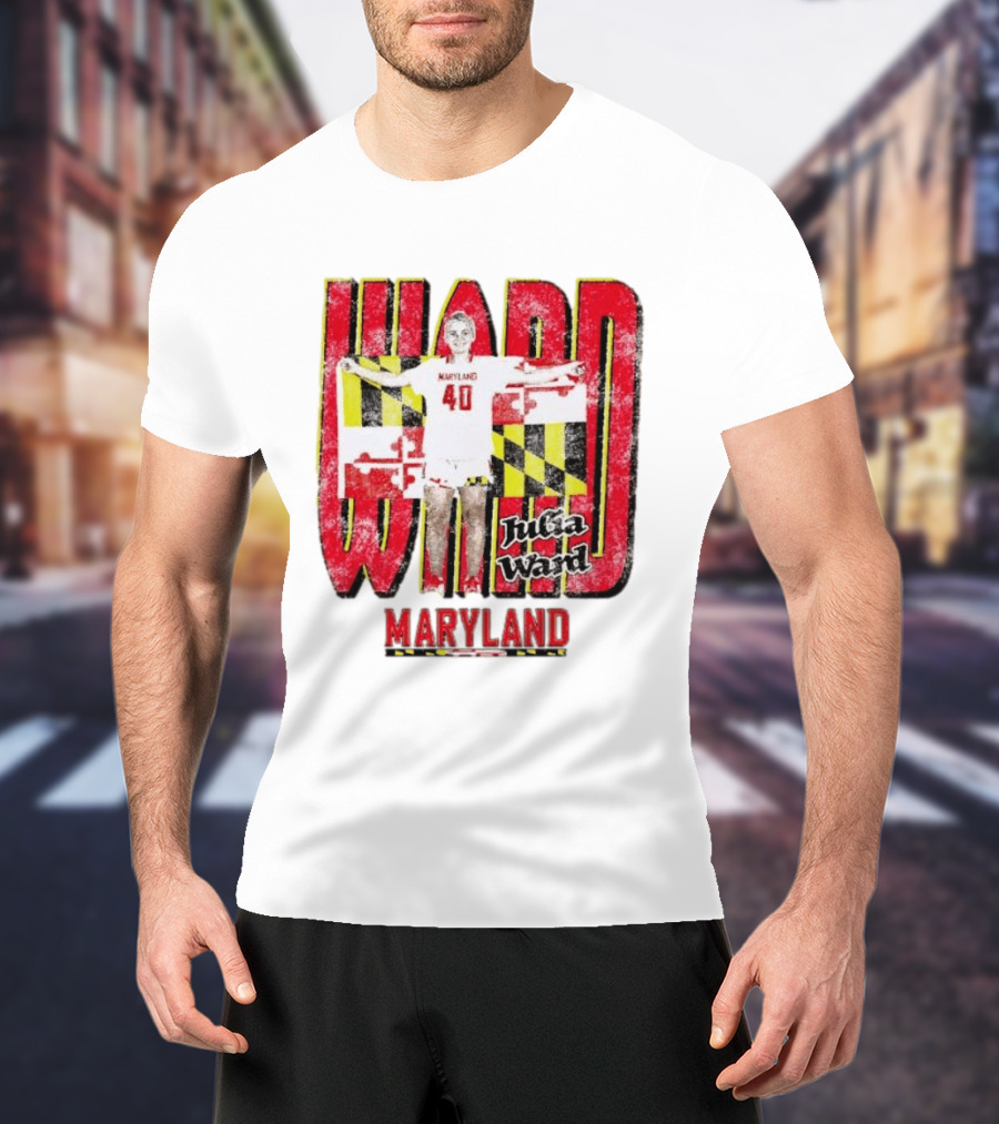 Maryland Terrapins Julia Ward 40 Player T-Shirt