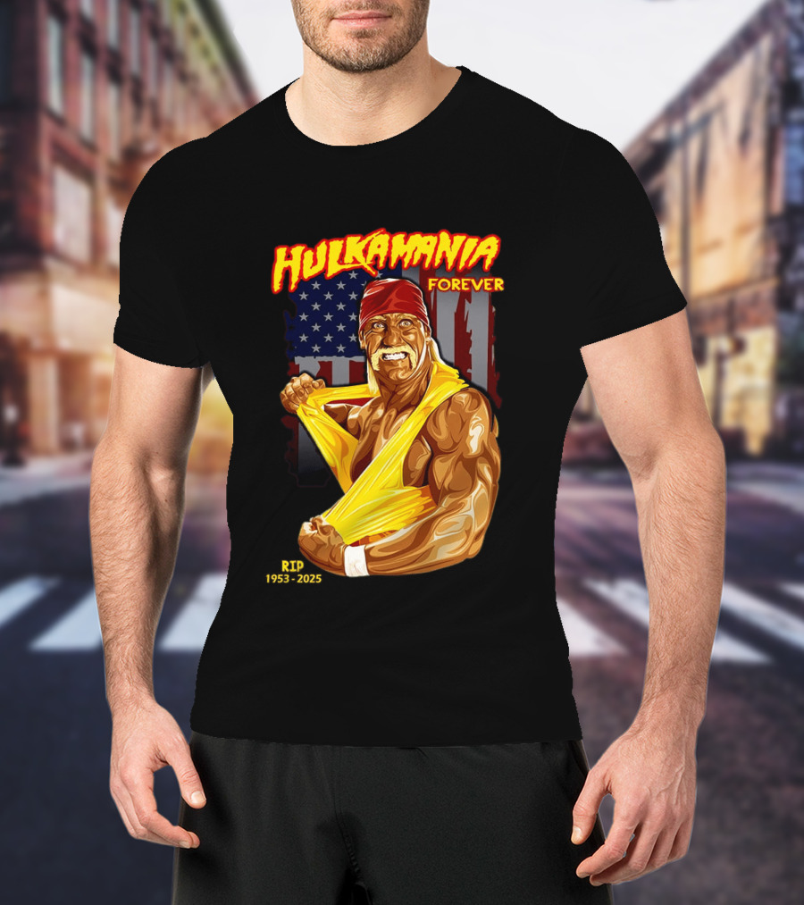 Hulkamania Forever American Icon 1953 2025 T-Shirt