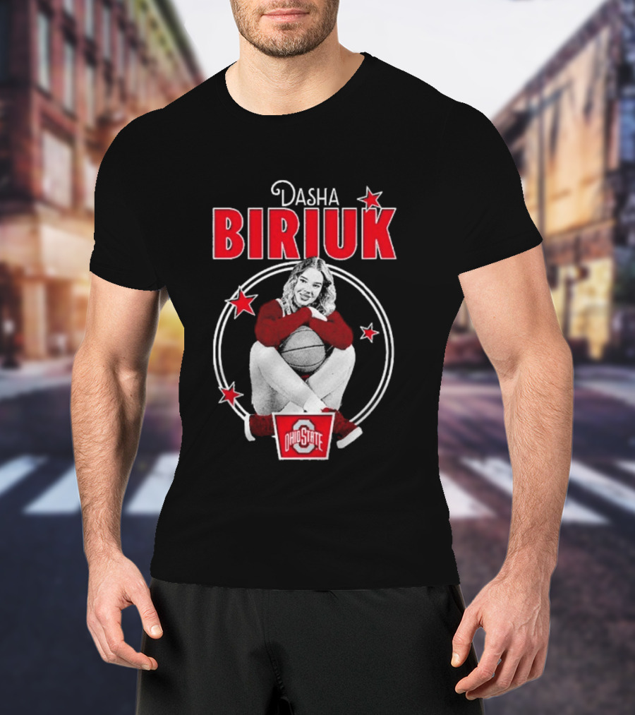 Ohio State Buckeyes Basketball Dasha Biriuk T-Shirt