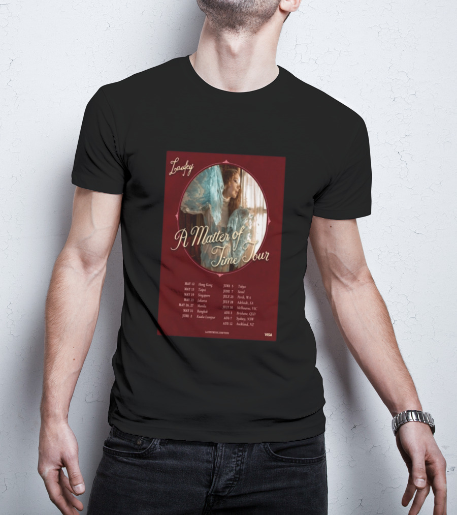 Laufey A Matter Of Time Tour 2026 Dates And Locations T-Shirt