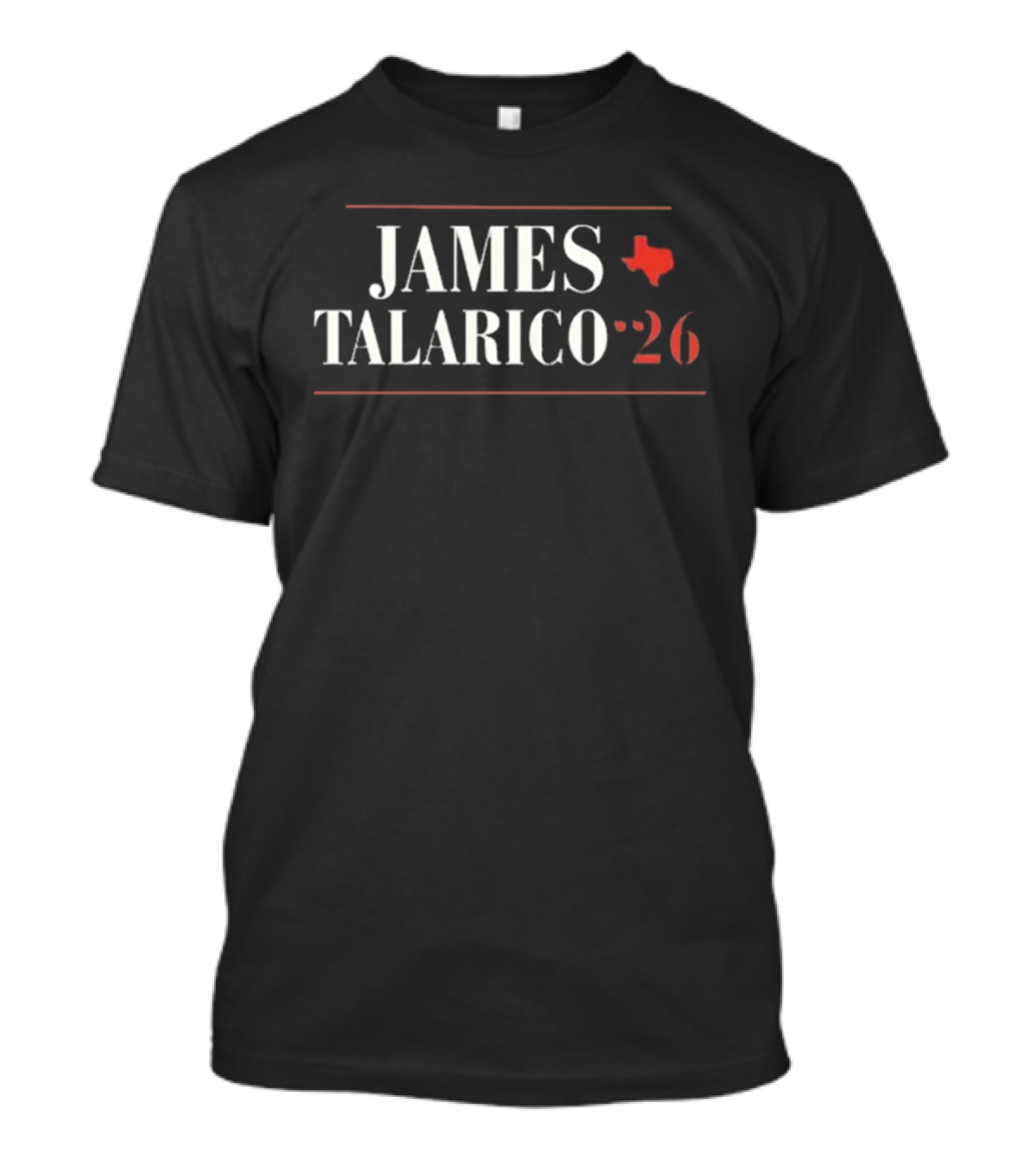 James Talarico 26 Texas Red Map T-Shirt