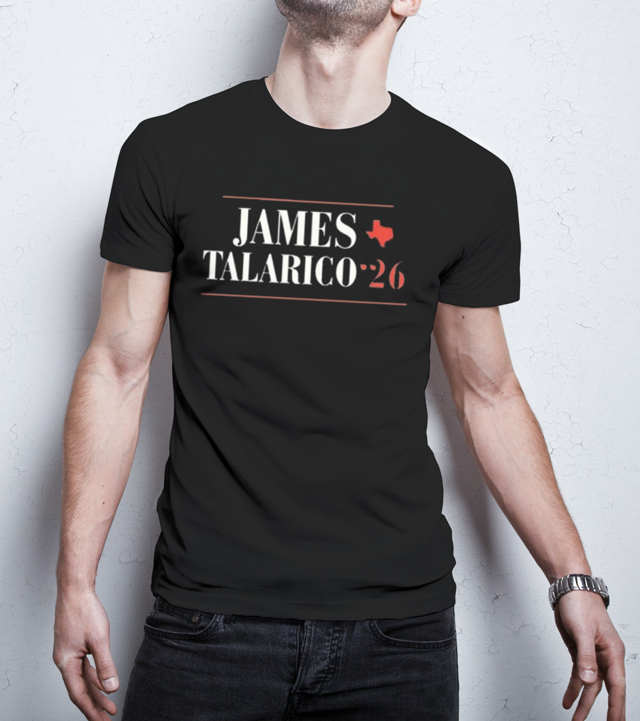 James Talarico 26 Texas Red Map T-Shirt