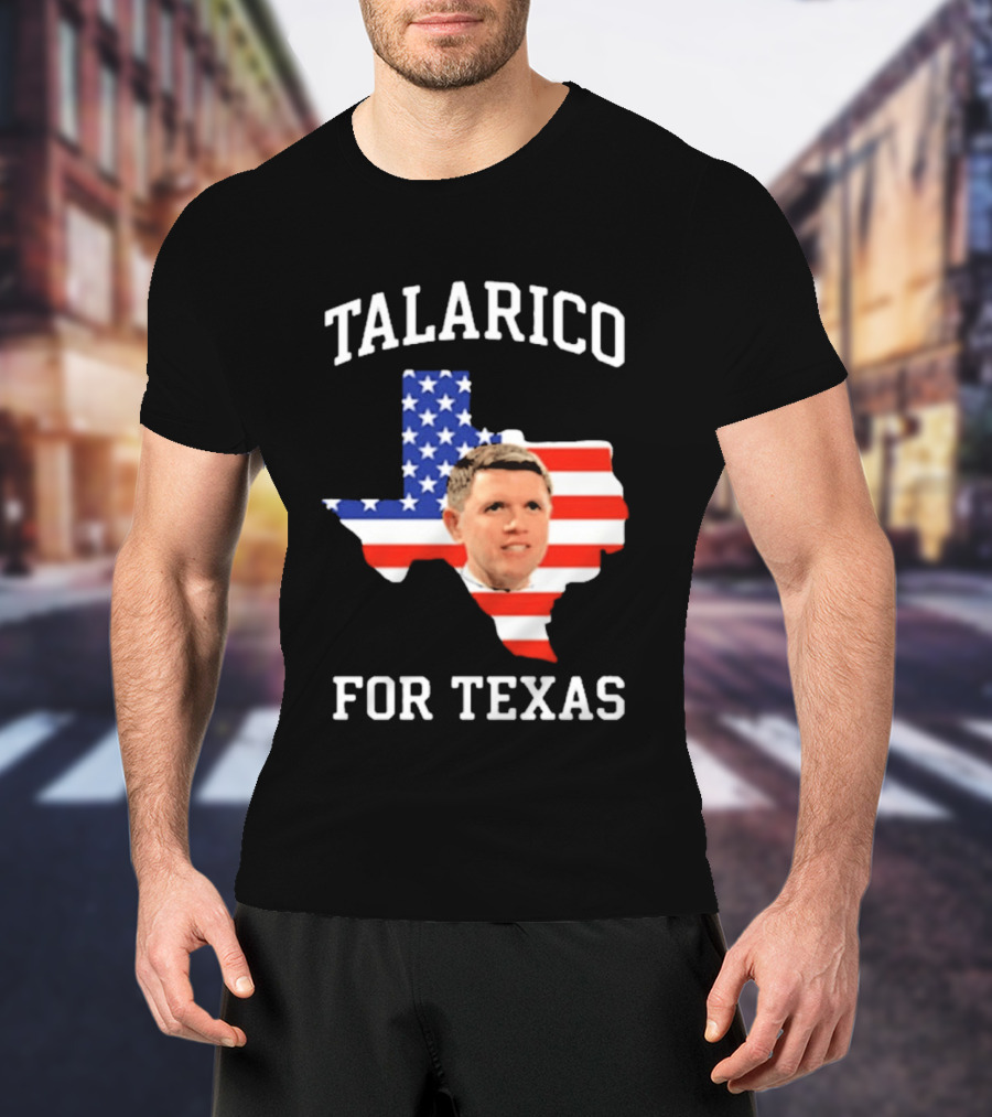 Talarico For Texas American Flag Campaign T-Shirt