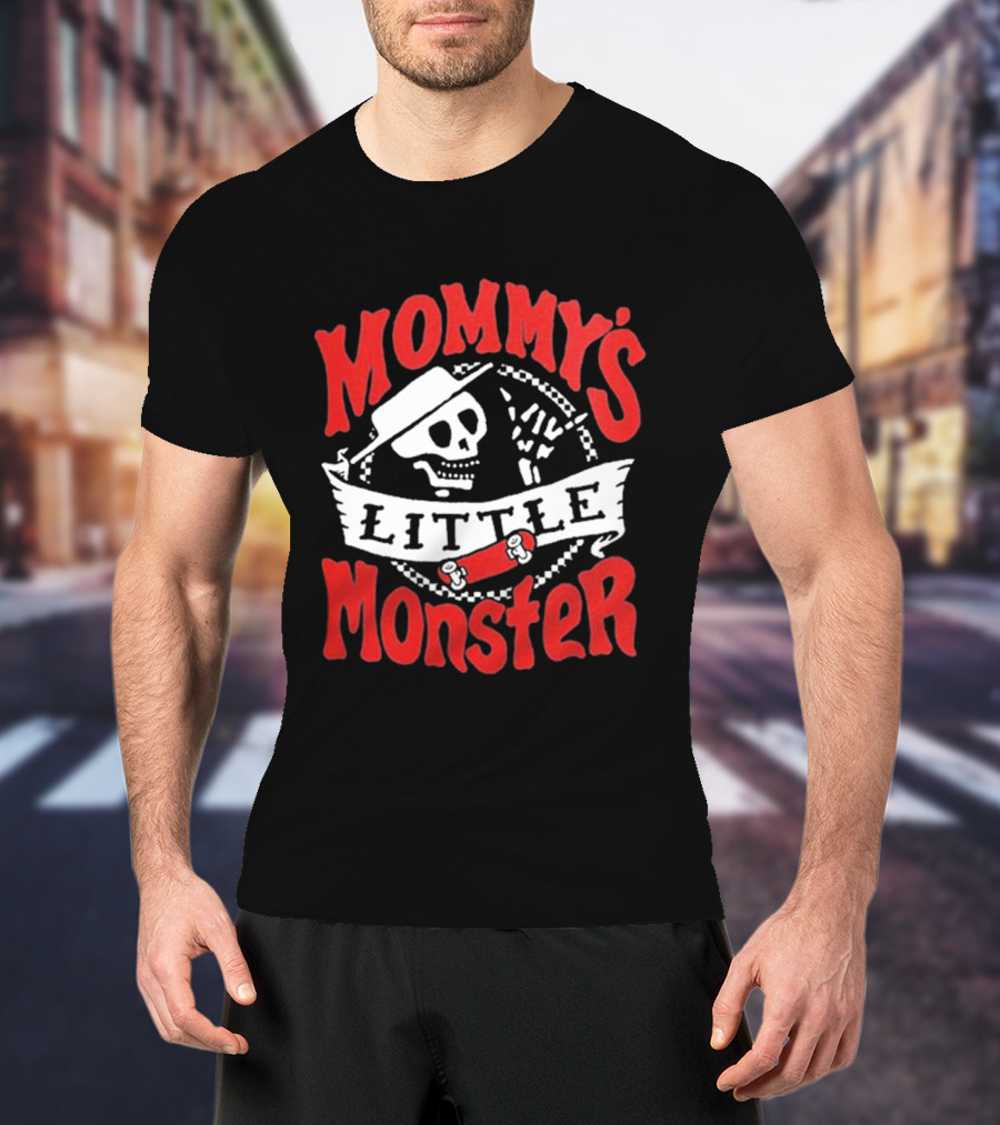 Social Distortion Mommy's Little Monster Skull Skeleton Rockabilly T-Shirt