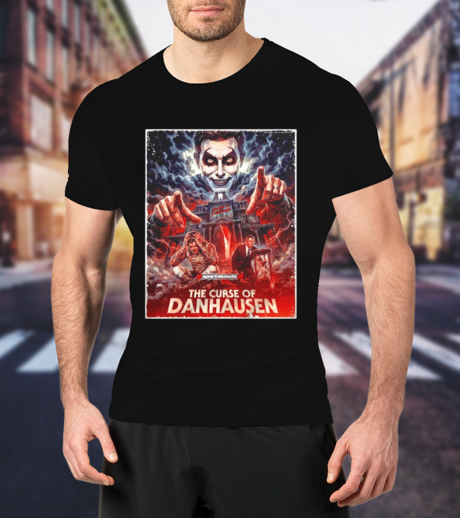 The Curse Of Danhausen Sportskeeda WWE Men For Sale Ships Free T-Shirt