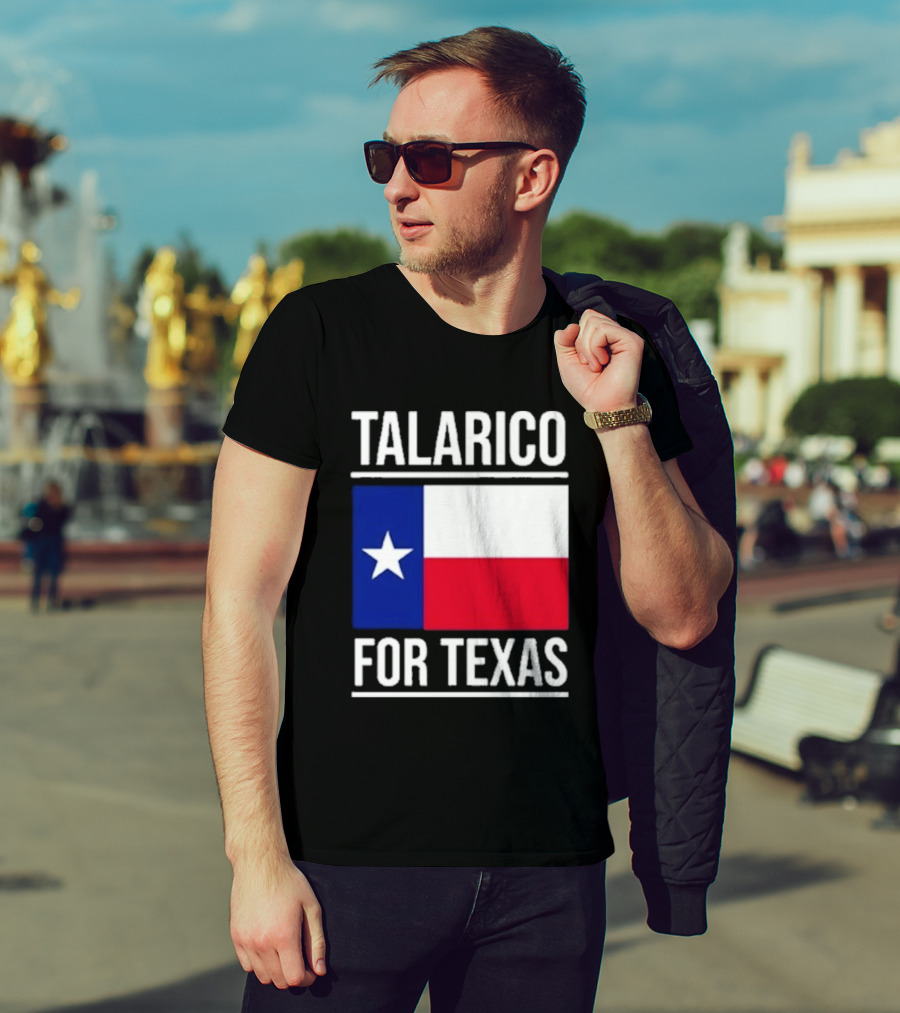 Talarico For Texas Senate Texas Flag Star T-Shirt