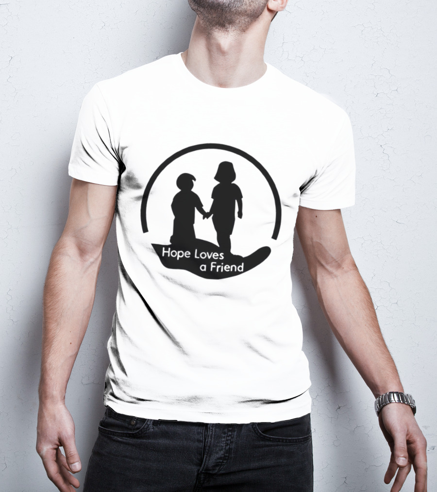 Andrew Cha Cha Real Smooth Hope Loves A Friend Twin T-Shirt