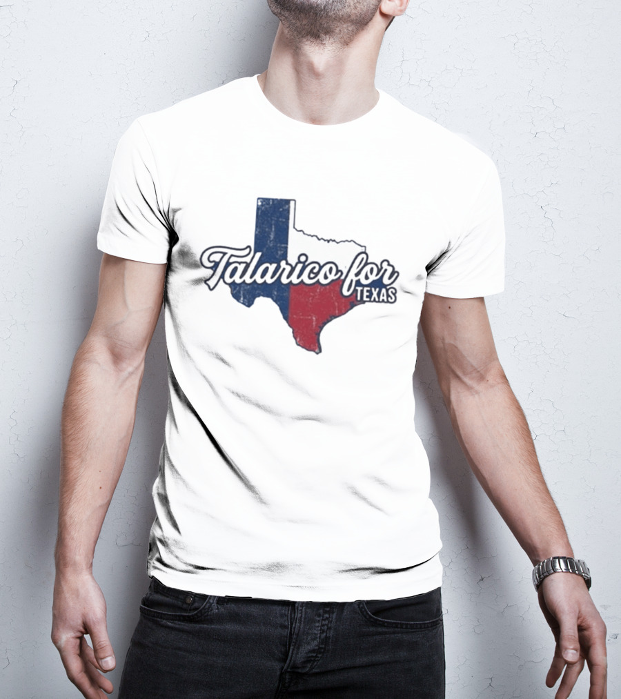 Talarico For Texas State Flag Map T-Shirt
