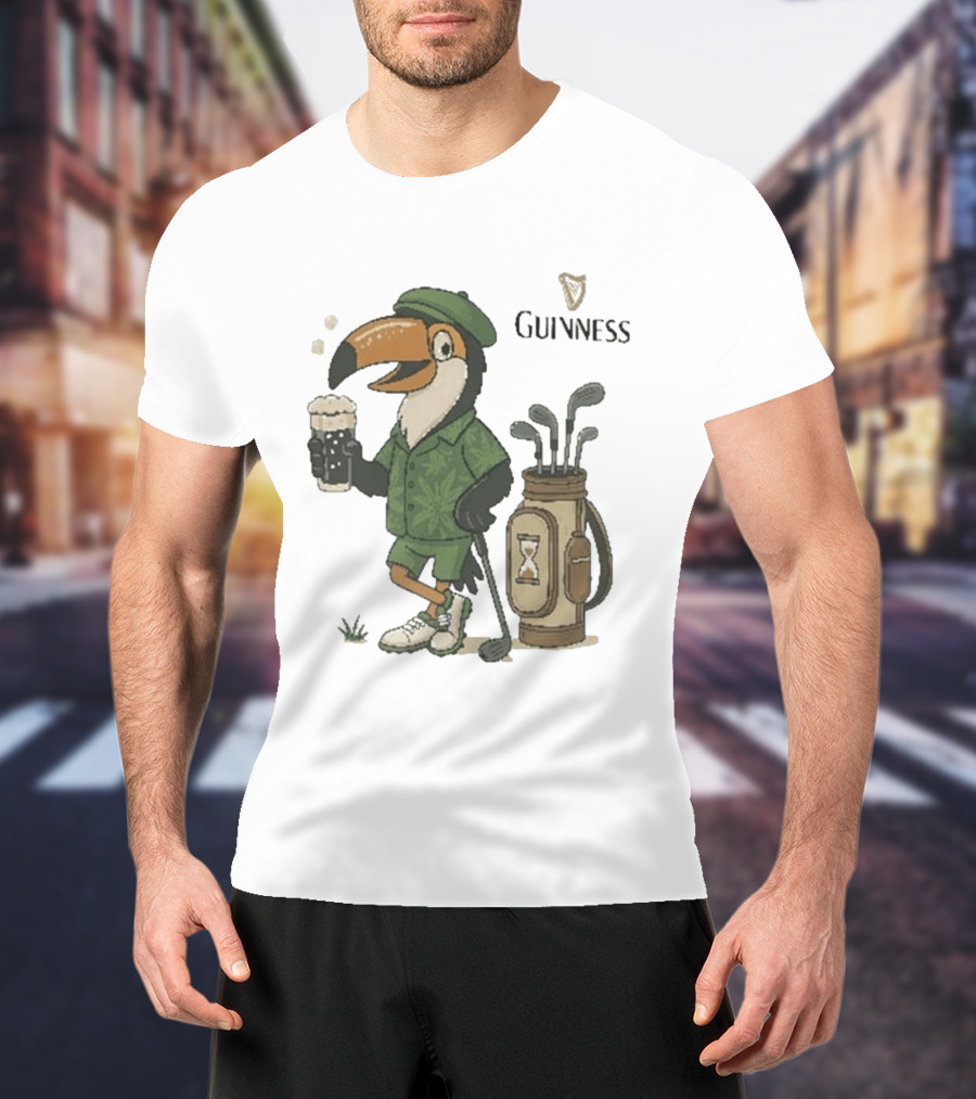 Guinness Toucan Golf Beer St Patrick's Day T-Shirt