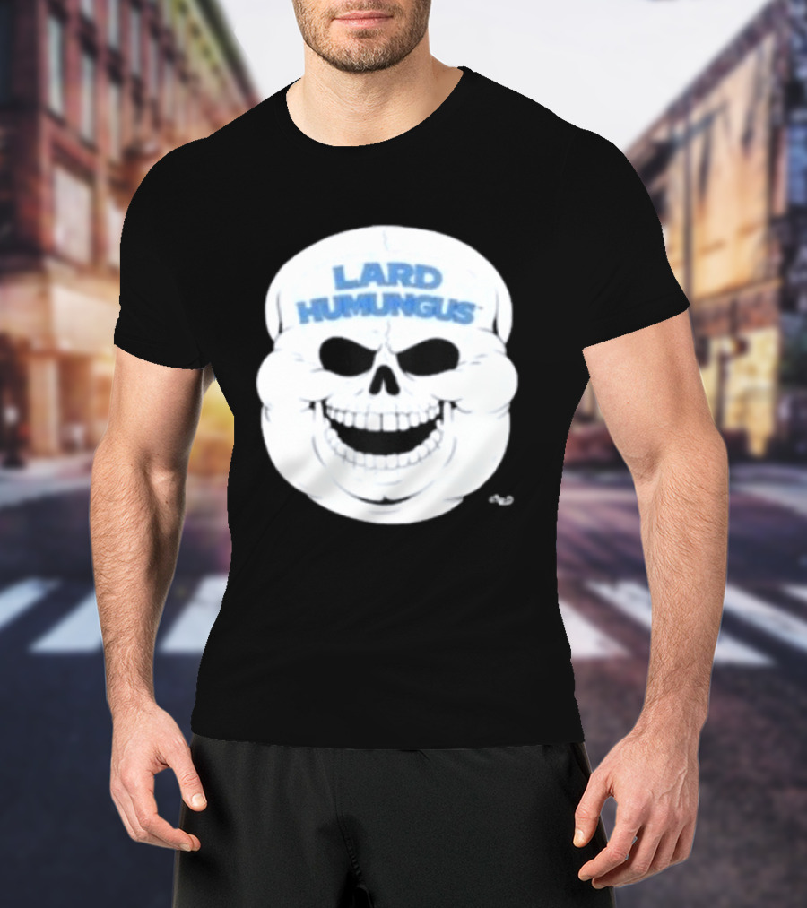 Lard Humungus Skull Graphic 3 16 T-Shirt