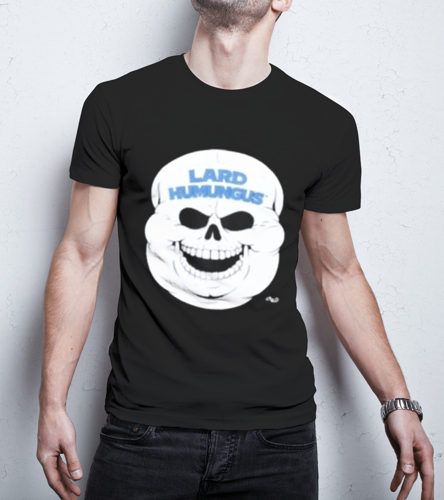 Lard Humungus Skull Graphic 3 16 T-Shirt