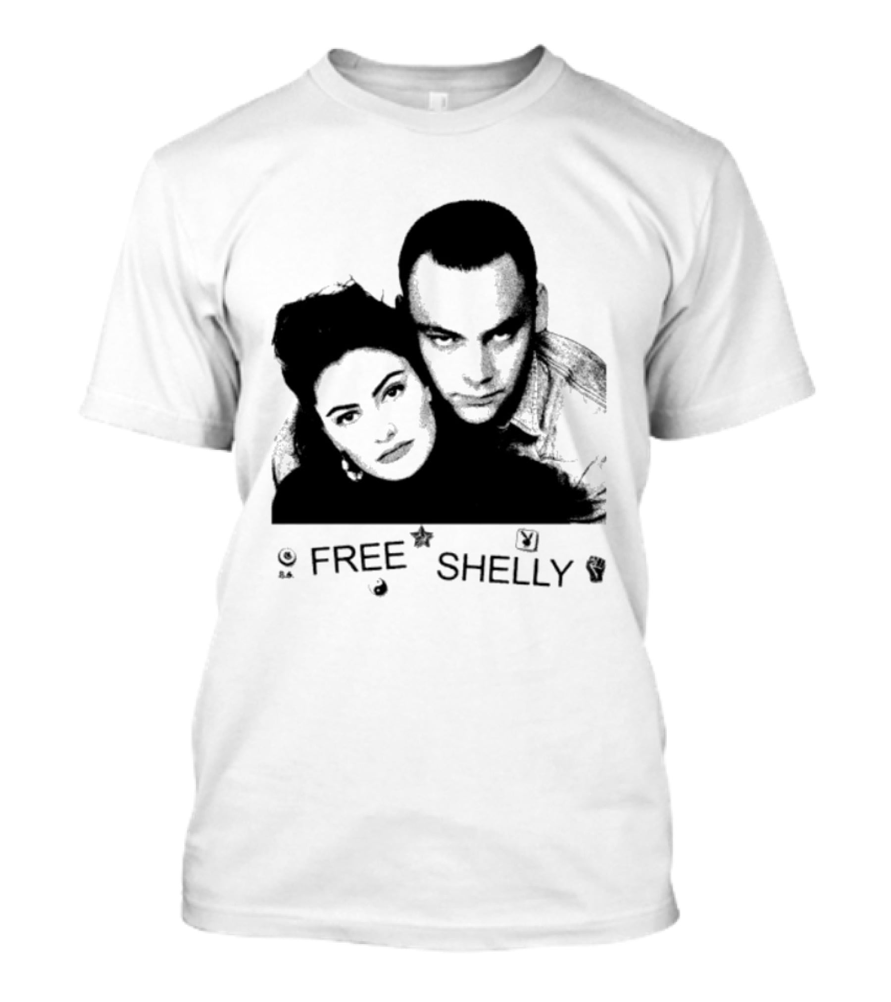 FREE SHELLY Twin Peaks Iconic Characters T-Shirt