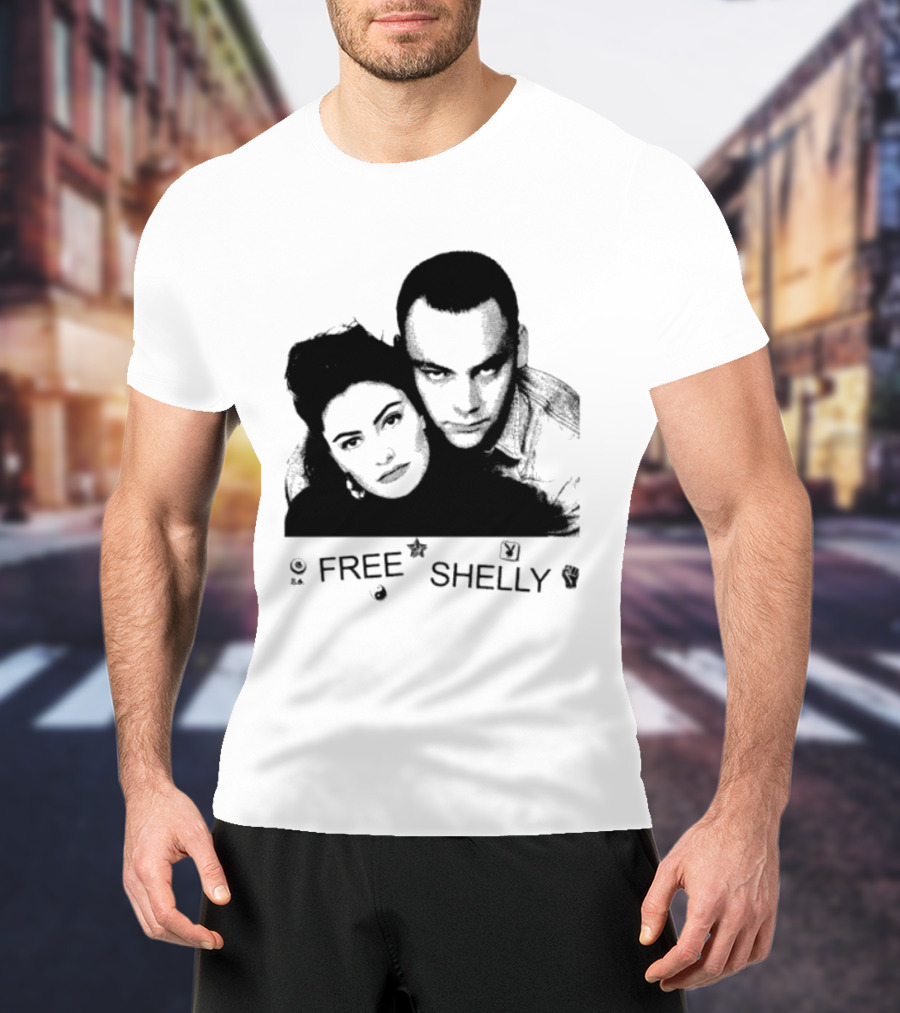 FREE SHELLY Twin Peaks Iconic Characters T-Shirt