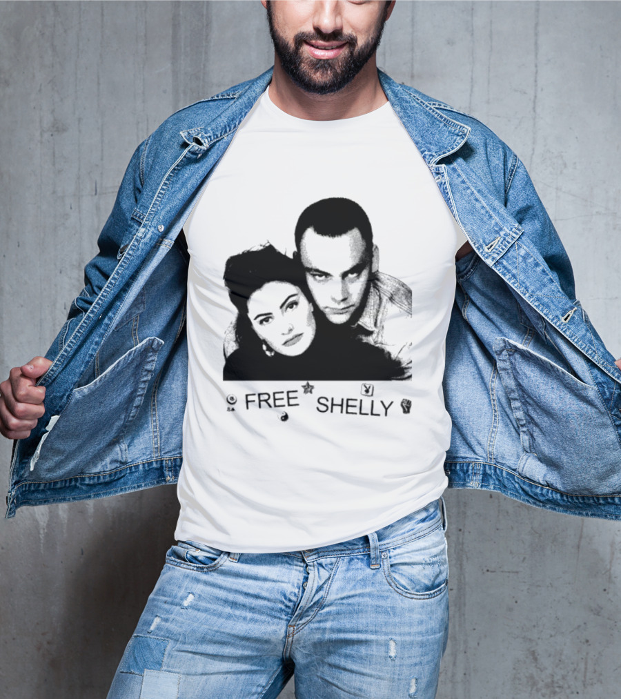 FREE SHELLY Twin Peaks Iconic Characters T-Shirt