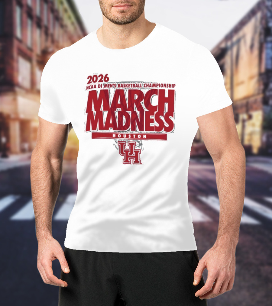 2026 NCAA Men's Basketball Houston March Madness UH T-Shirt