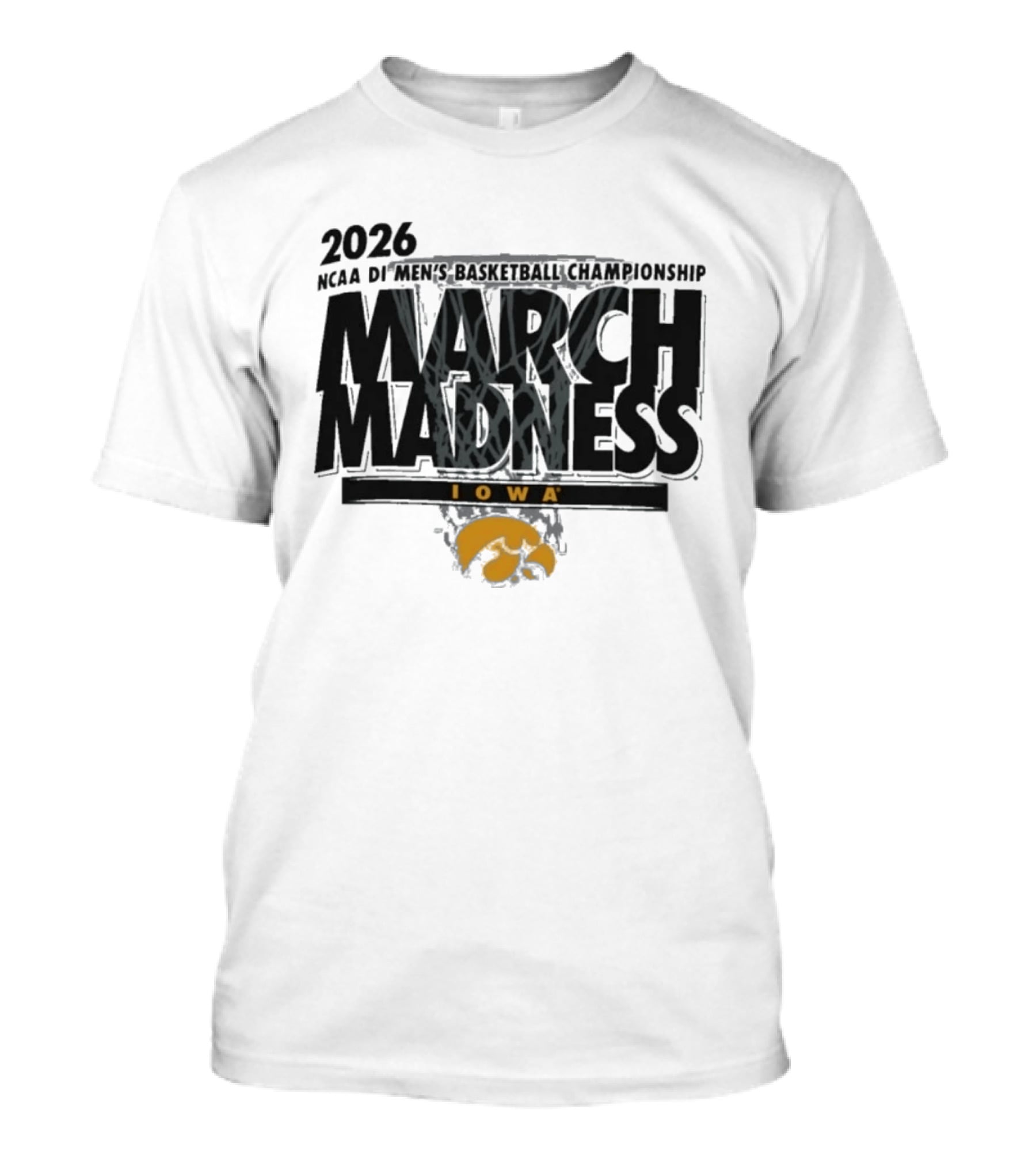 2026 NCAA DI Men's Basketball Championship March Madness Iowa Hawkeyes T-Shirt