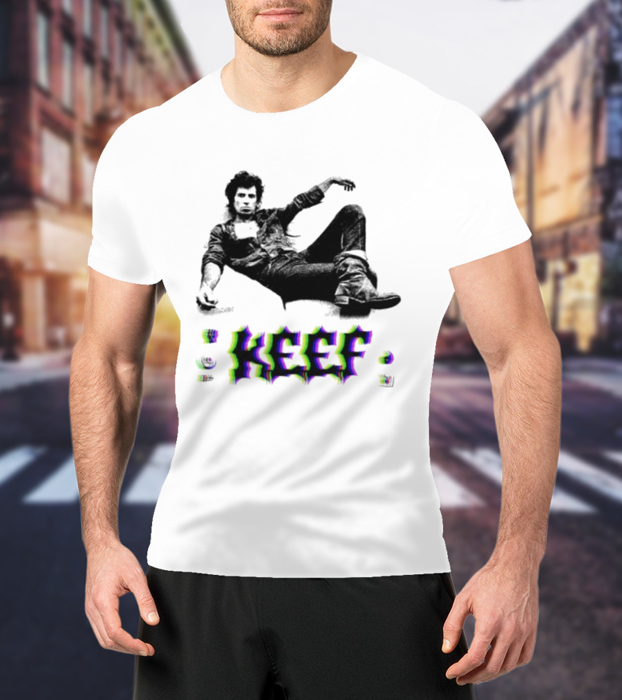 KEEF Keith Richards Vintage Rock And Roll T-Shirt