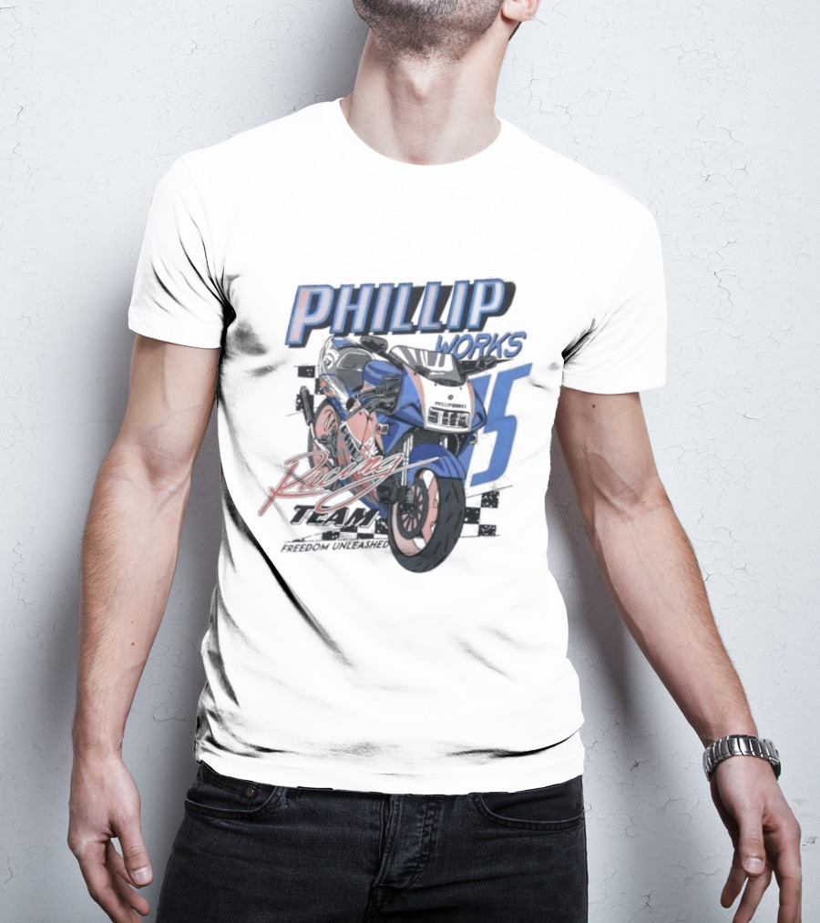 Phillip Works Racing Motorcycle 15 T-Shirt