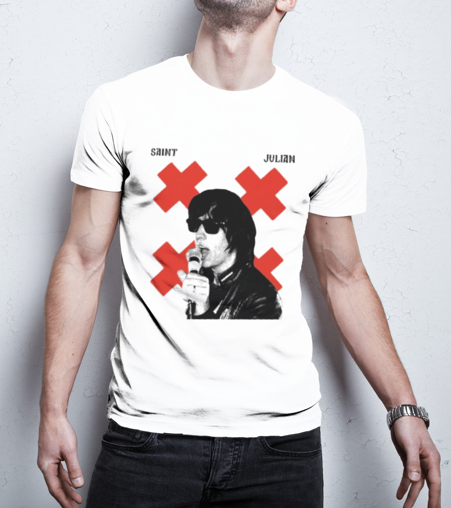 Saint Julian Ccasablancas Red X T-Shirt