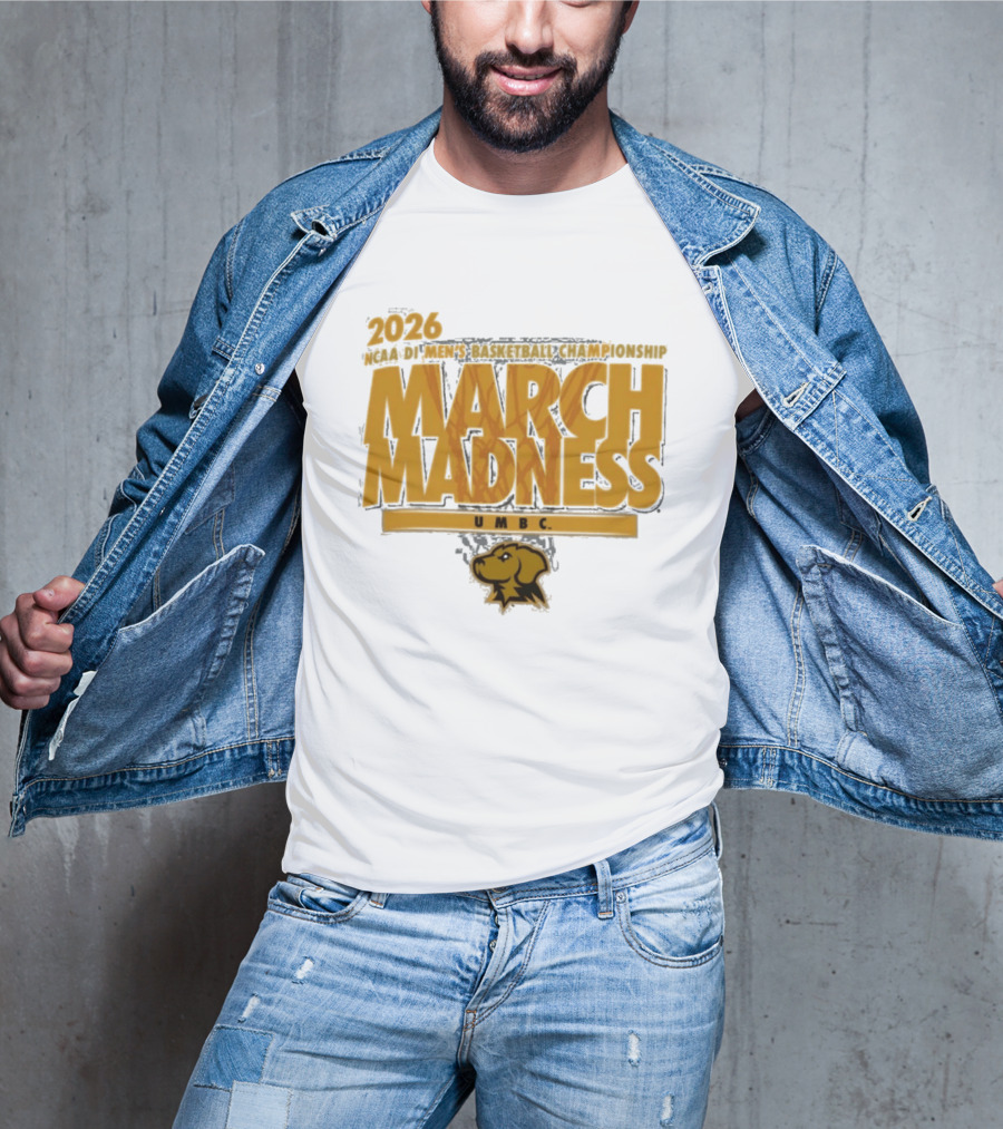 UMBC 2018 Men's Basketball March Madness Retrievers NCAA Tournament Upset Victory T-Shirt