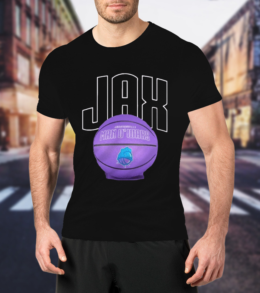Jacksonville JAX Man O'Wars Basketball Team T-Shirt