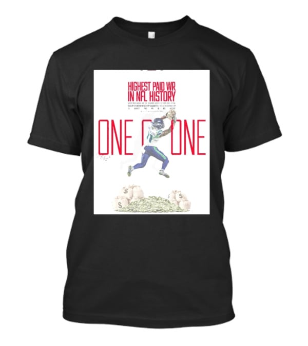 Jaxon Smith Njigba Seattle Seahawks One Of One Highest Paid WR In NFL History T-Shirt