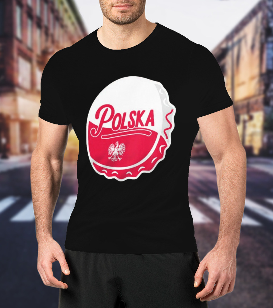 Polska Buffalo Bottle Cap Eagle T-Shirt