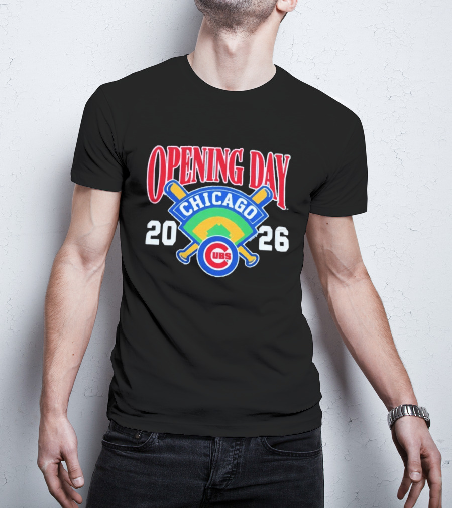 Chicago Cubs 2026 MLB Opening Day T-Shirt