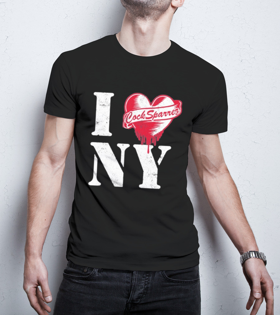I Love NY Cock Sparrer Heart Design 2026 Concert Tour New York T-Shirt
