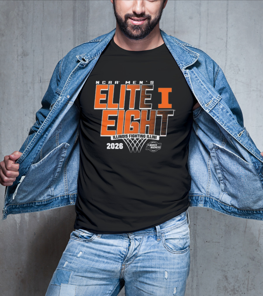 NCAA Men's Elite Eight 2026 Illinois Fighting Illini March Madness T-Shirt