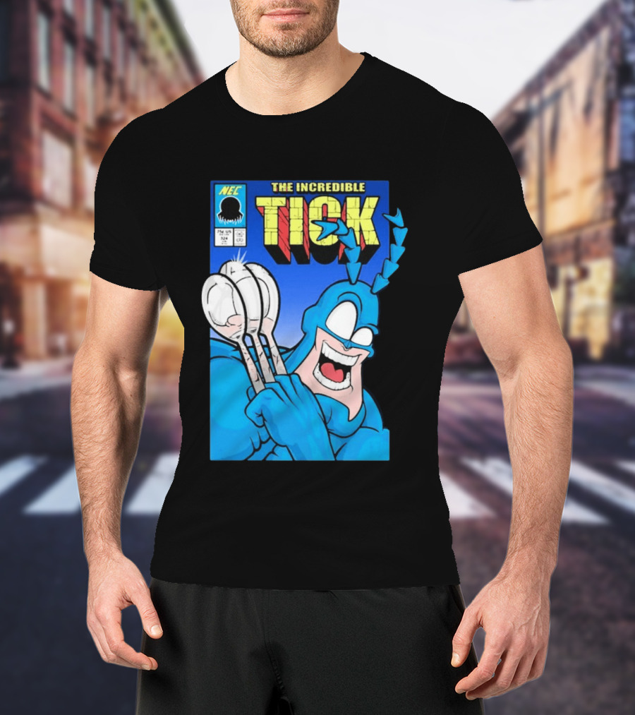 The Incredible Tick Spoon NEC Comic 324 T-Shirt