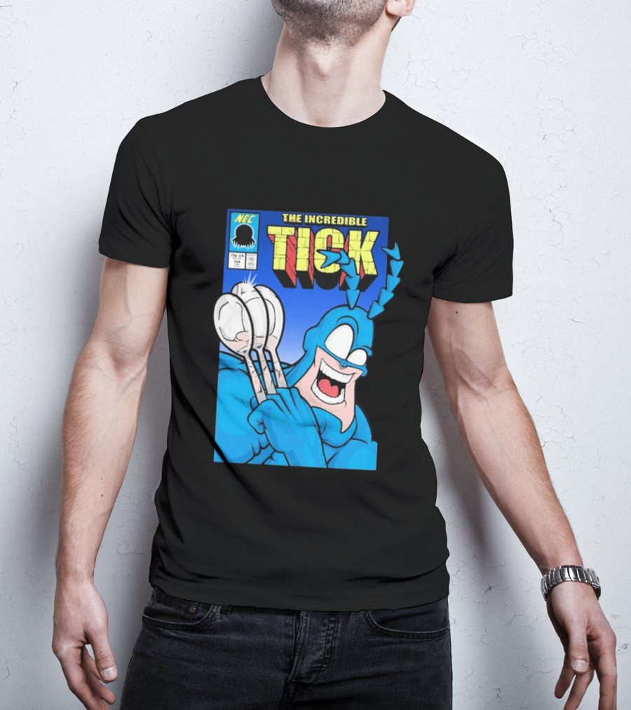 The Incredible Tick Spoon NEC Comic 324 T-Shirt