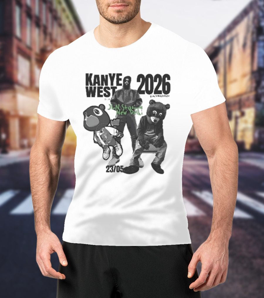 Kanye West 2026 Live In India Stadium Tour T-Shirt