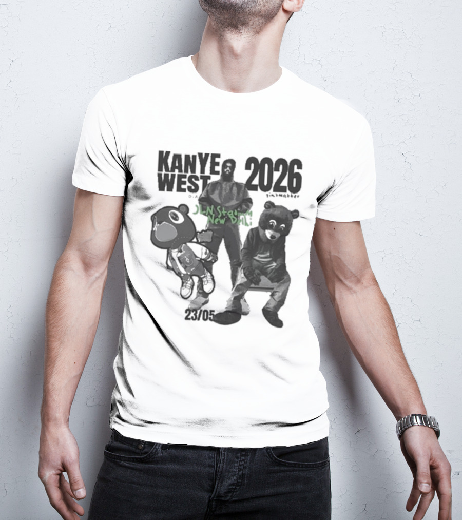 Kanye West 2026 Live In India Stadium Tour T-Shirt