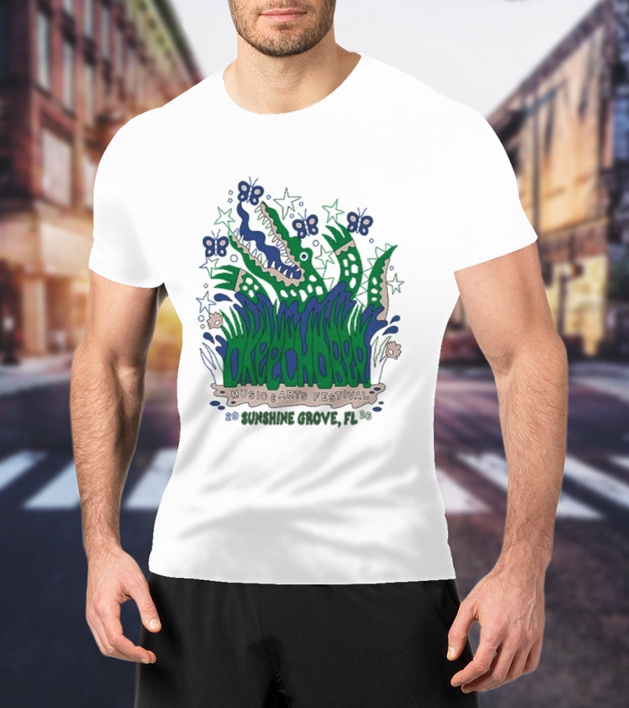 Okeechobee Music & Arts Festival Sunshine Grove FL 2026 Lineup T-Shirt