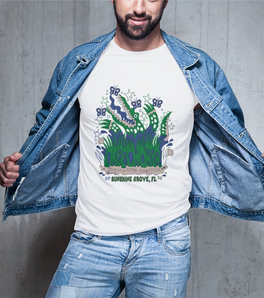 Okeechobee Music & Arts Festival Sunshine Grove FL 2026 Lineup T-Shirt