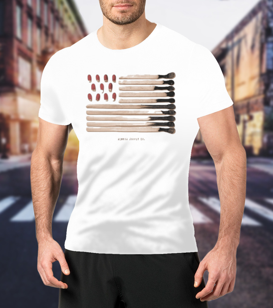 Noah Rinker Rinker Supply Co Matches American Flag T-Shirt