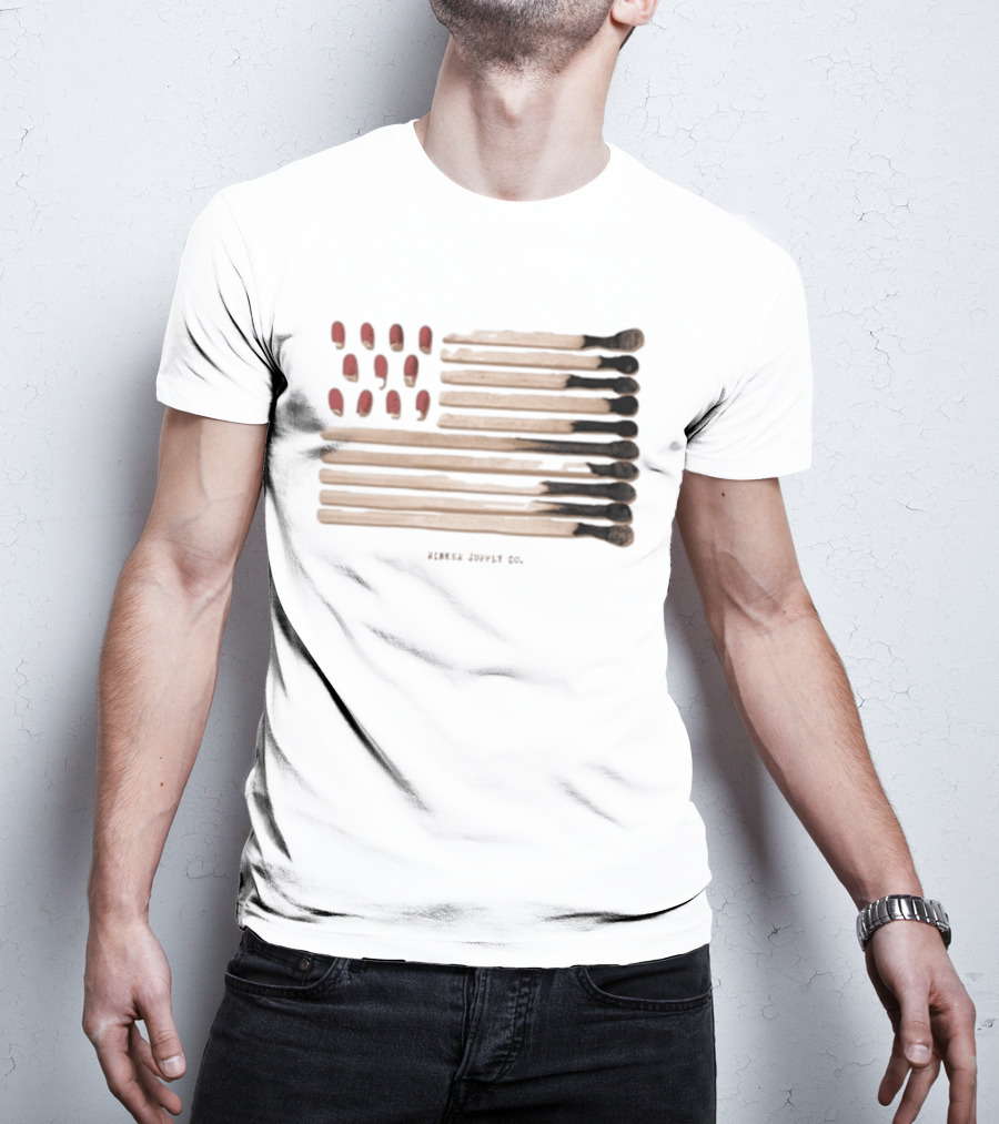 Noah Rinker Rinker Supply Co Matches American Flag T-Shirt