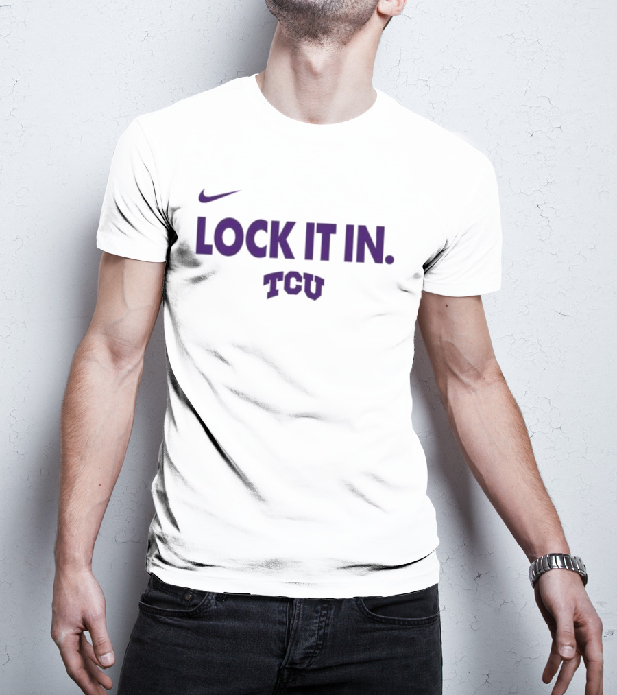 Nike TCU Lock It In Basketball March Madness T-Shirt